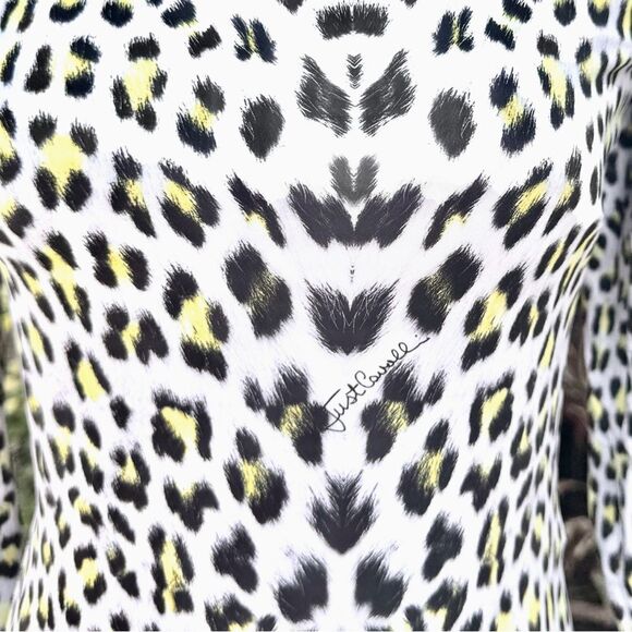 Just Cavalli Snow Leopard Mini Dress - Picture 5 of 9